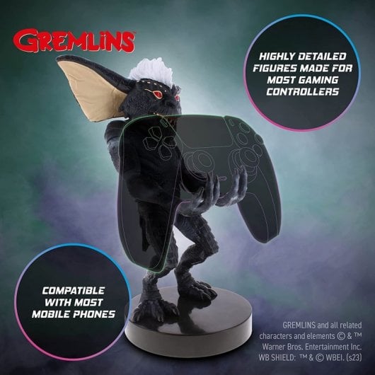 Squisita base di ricarica multipiattaforma per cavi da gioco Guy Gremlins
