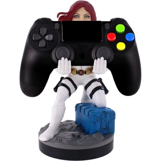 Exquisite Gaming Cable Guy Viuda Negra con Traje Blanco Marvel Base de Carga Multiplataforma