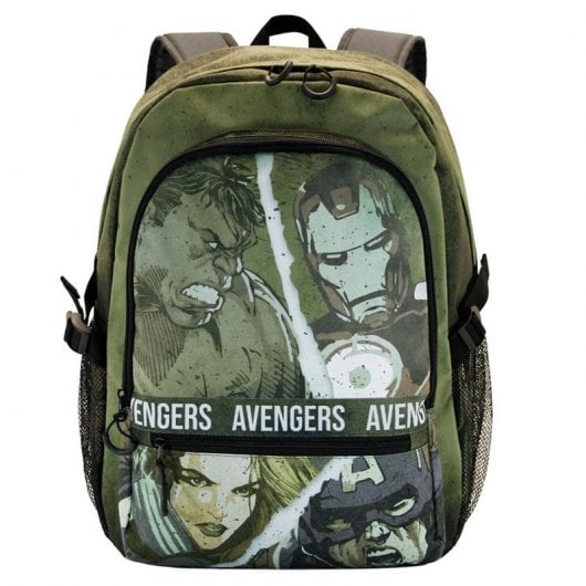 Karactermania Mochila Fight Hs Fan Los Vengadores Shout Verde Militar