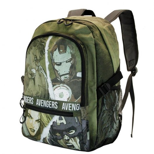 Karactermania Mochila Fight Hs Fan Los Vengadores Shout Verde Militar