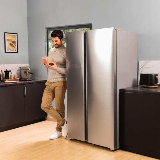 Cecotec Bolero CoolMarket SBS 592 Inox Frigorífico Americano E Acero Inoxidable