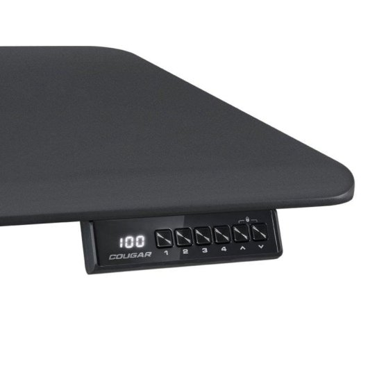 Escritorio Eléctrico Cougar Mossa Royal Negro Ajustable