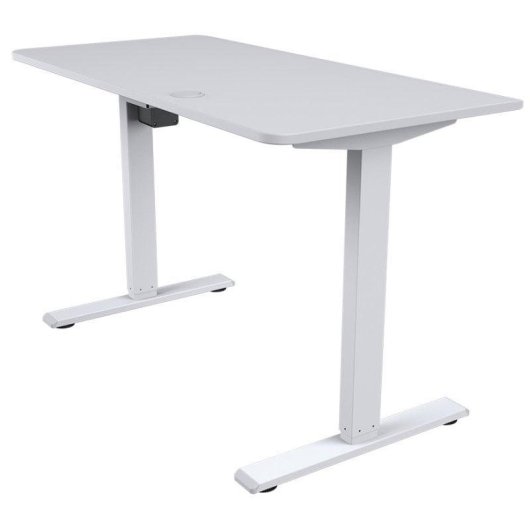 Escritorio Eléctrico Cougar Royal Mossa Blanco de Pie