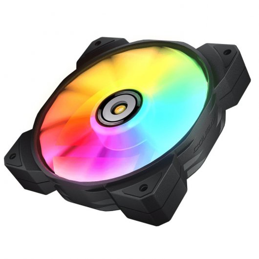 COUGAR Gaming CF-MHP12HB3-RGB Case per computer Raffreddatore d'aria 12 cm Nero, Bianco 3 pz