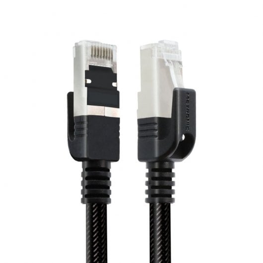 Metronic 395634 Cable de Red S/FTP Cat.8 10m Negro