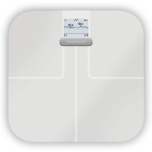 Balança Bioimpedância Garmin Index S2 Até 181,4 kg 6 Índices Wi-Fi Bluetooth