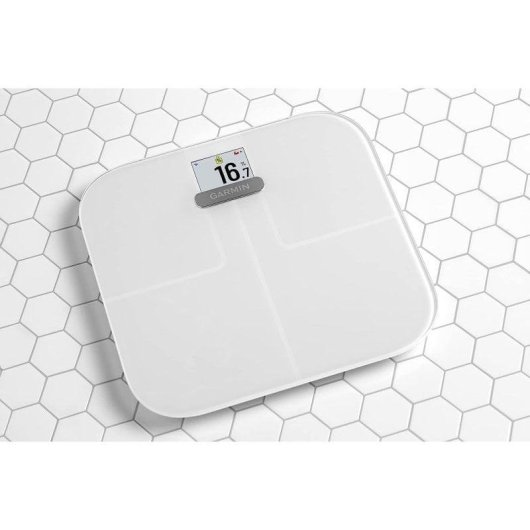 Balança Bioimpedância Garmin Index S2 Até 181,4 kg 6 Índices Wi-Fi Bluetooth