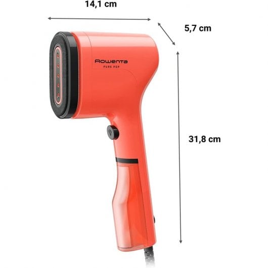 Rowenta Pure Pop DR2022D1 Plancha de Vapor Vertical 1300W Roja
