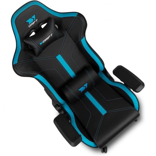 Chaise de jeu Drift DR350 noir/bleu