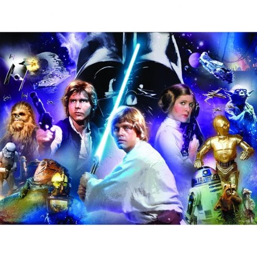 Prime 3D Linsenrasterpuzzle Star Wars Charaktere 500 Teile