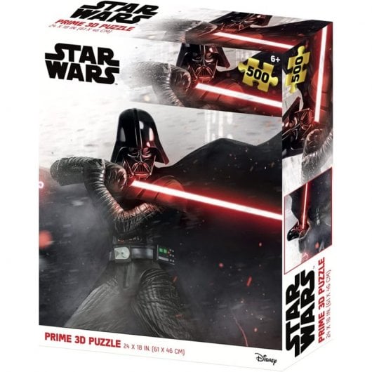 Prime 3D-Lentikularpuzzle Star Wars Darth Vader Pose Fight 500 Teile