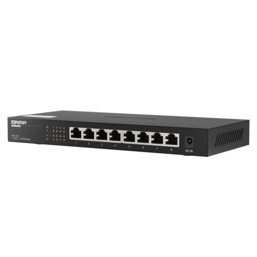 Qnap QSW-1108-8T Switch No Gestionado 8 Puertos 2.5G Ethernet Negro