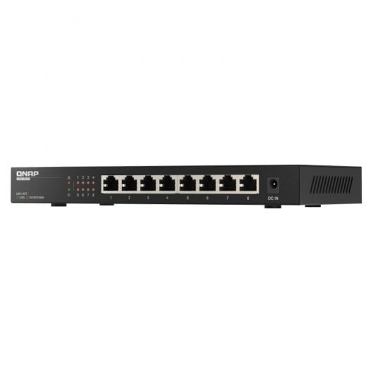 Qnap QSW-1108-8T Switch No Gestionado 8 Puertos 2.5G Ethernet Negro