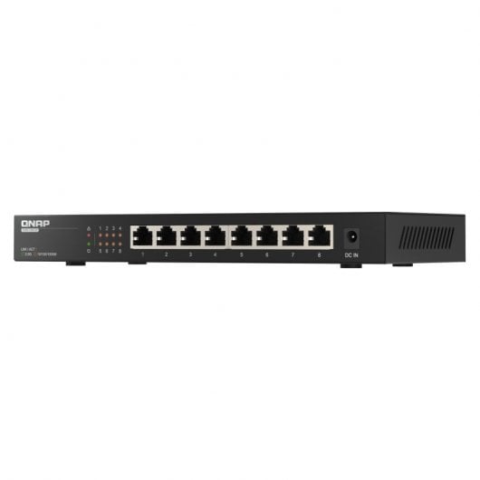 QNAP QSW-1108-8T switch di rete Non gestito 2.5G Ethernet (100/1000/2500) Nero