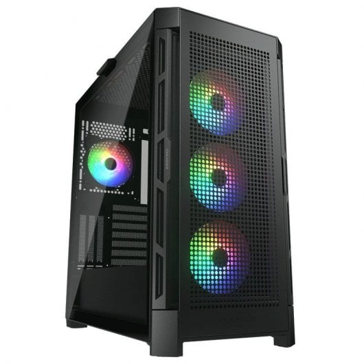 Cougar DuoFace Pro RGB Mid Tower in vetro temperato USB-C Nero