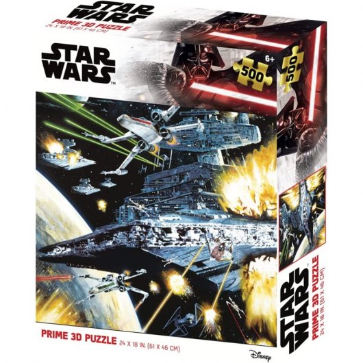 Prime 3D Linsenrasterpuzzle Star Wars Sternenzerstörer 500 Teile