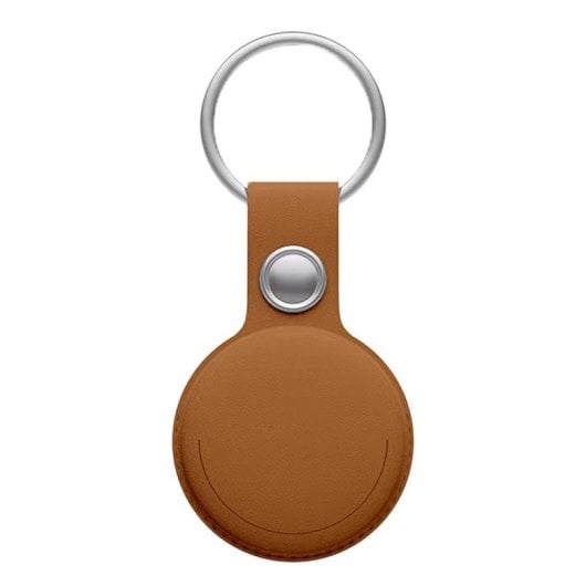Leotec Localizador MiTag compatível com Apple porta-chaves castanho