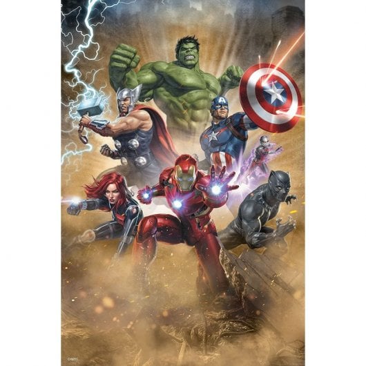 Prime Libro Puzzle 3D Lenticolare Marvel Avengers Originale 300 Pezzi