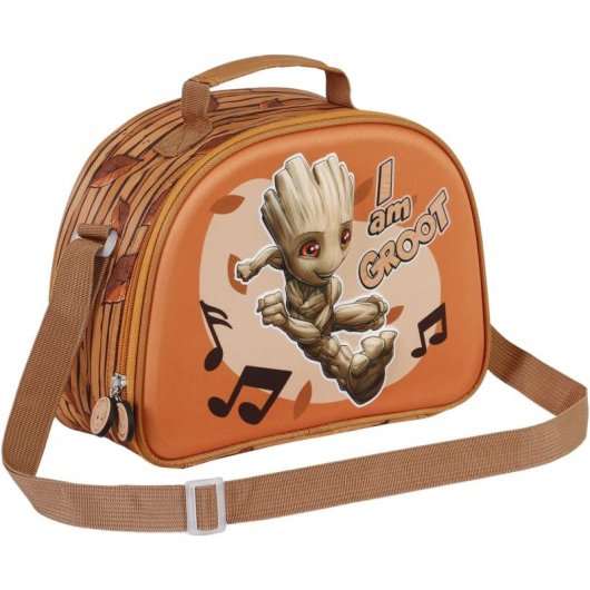Karactermania 3D-Snacktasche „I Am Groot Soundtrack Brown“.
