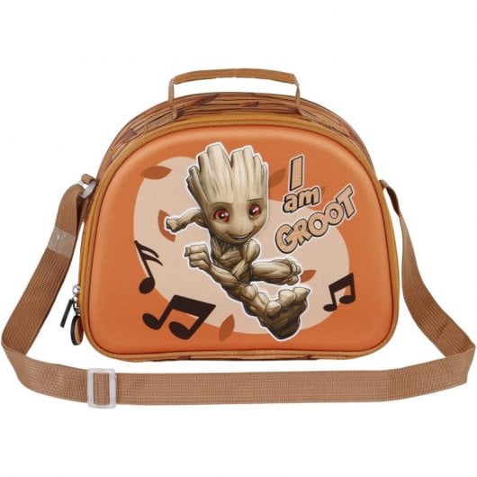 Karactermania 3D-Snacktasche „I Am Groot Soundtrack Brown“.