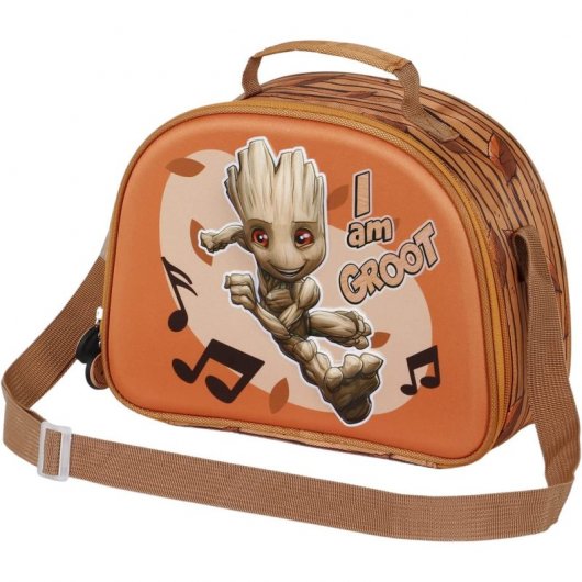 Karactermania 3D-Snacktasche „I Am Groot Soundtrack Brown“.
