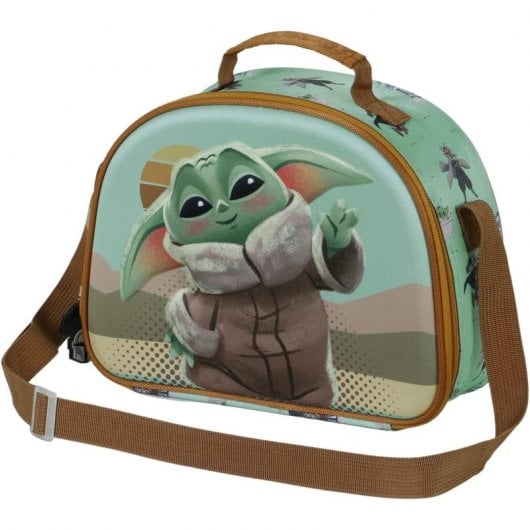 Karactermania Sac à Snack 3D The Mandalorian Say Salut Marron