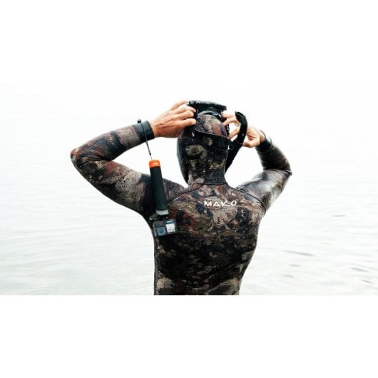 Mango Flutuante GoPro The Handler Preto/Laranja com Correia Antiderrapante