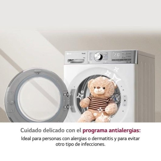 LG RH10V9AV2WR Secadora Bomba de Calor Carga Frontal 10Kg A Blanca
