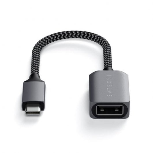 Adattatore Satechi da USB-C a USB 3.0 maschio/femmina Quick Transfer Grigio