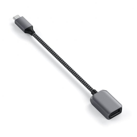 Adattatore Satechi da USB-C a USB 3.0 maschio/femmina Quick Transfer Grigio