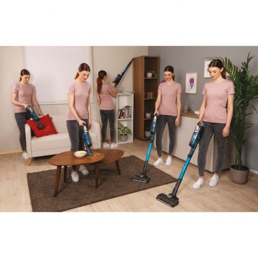 Hoover HF522STP 011 Aspiradora Escoba/Mano sin Cable 22V 290W Gris/Azul