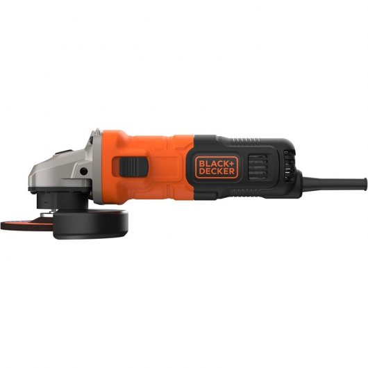 Black & Decker BEG010-QS Mini-Schleifgerät, 710 W, 115 mm, 12.000 U/min, mit Seitengriff
