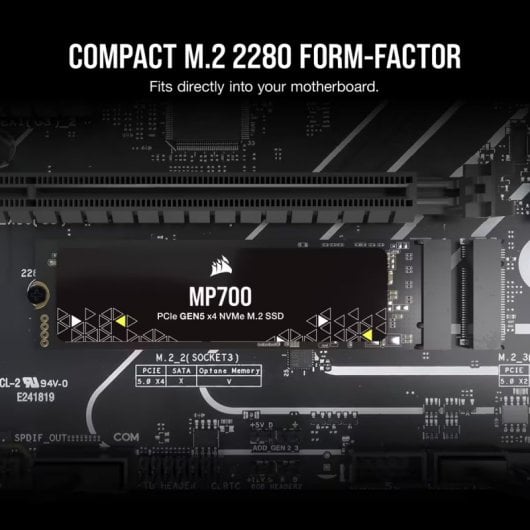 Corsair MP700 2 TB SSD M.2 PCIe Gen5 x4 NVMe 2.0