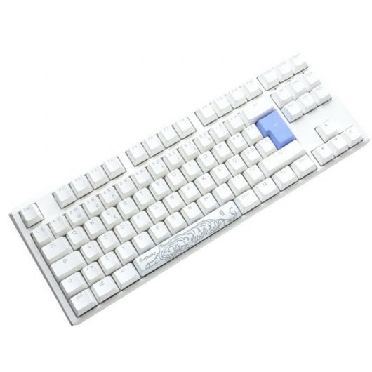 Ducky ONE 3 Classic TKL Tastiera meccanica PBT RGB MX-Rosso sostituibile a caldo bianco puro