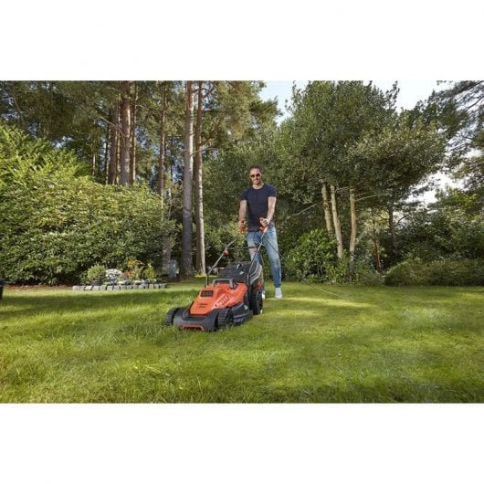 Black & Decker BEMW471BH-QS Rasenmäher 1600 W 38 cm Fahrradlenker