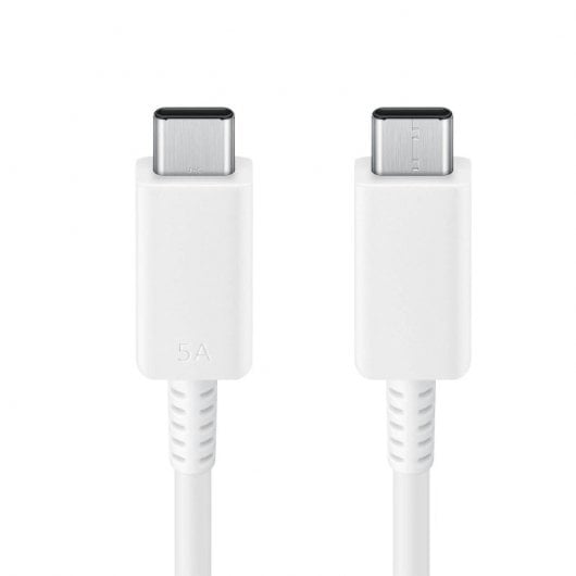 Samsung EP-DX510JWE Cable USB-C a USB-C Carga y Sincronización 5a 1.8m Blanco