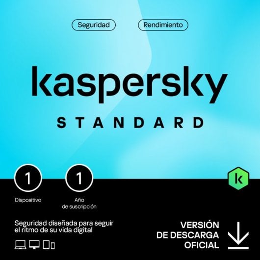 Kaspersky Standard 1 Dispositivo 1 Año Descarga Digital