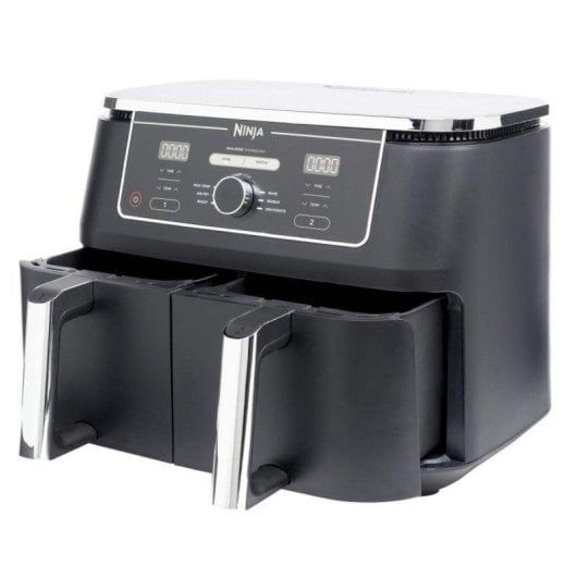 Fritadeira de ar Ninja Foodi Max AF400EU 9,5L 2470W duplo compartimento painel digital