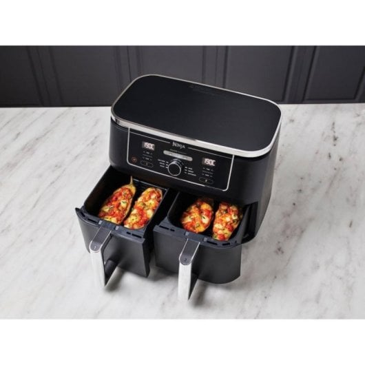 Friggitrice ad aria Ninja AF400EU 9.5L 2470W doppio scomparto pannello digitale