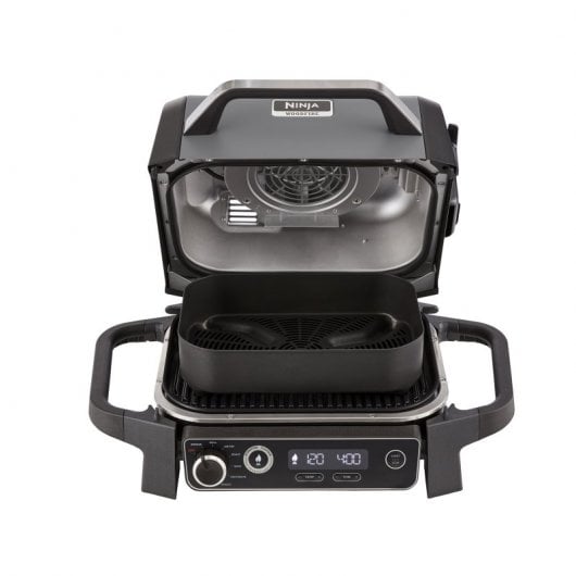 Ninja OG701EU Grill elettrico da esterno a legna + friggitrice ad aria 2400W