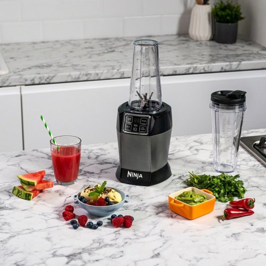 Ninja BN495EU Liquidificador Individual com Auto-IQ 1000W