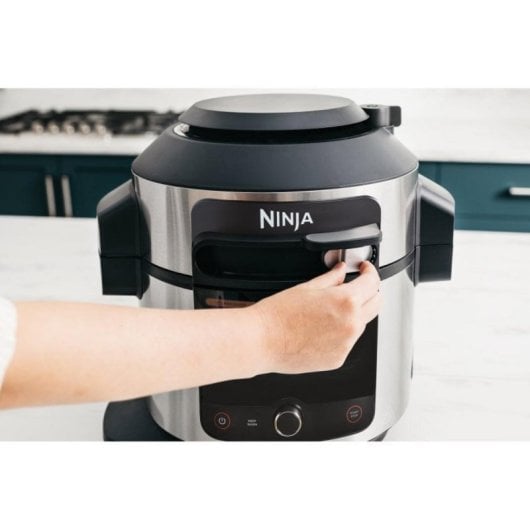 Multikocher Ninja OL550EU 6L Schwarz Edelstahl 1460W 11 Programme SmartLid