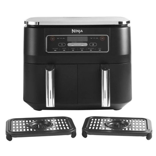 Airfryer Ninja Foodi AF300EU Double Compartiment 7,6L 2470W Grande Capacité