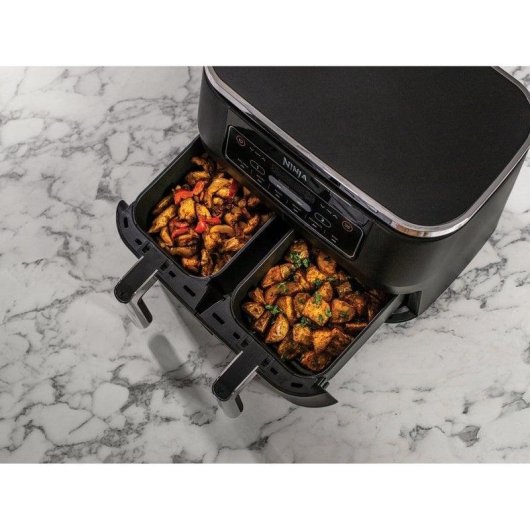 Airfryer Ninja Foodi AF300EU Double Compartiment 7,6L 2470W Grande Capacité