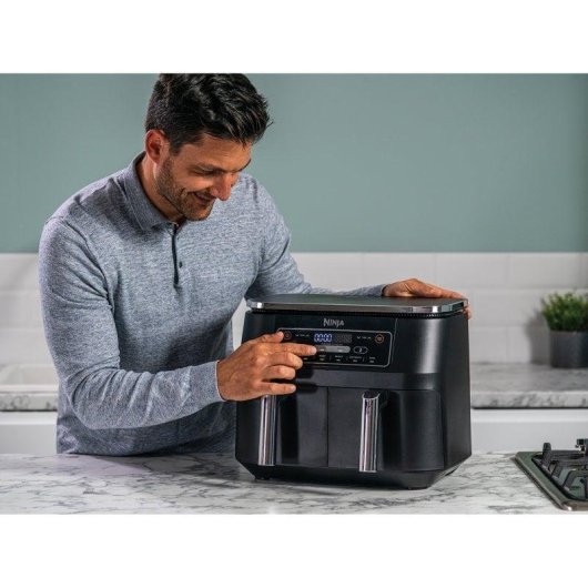 Airfryer Ninja Foodi AF300EU Double Compartiment 7,6L 2470W Grande Capacité