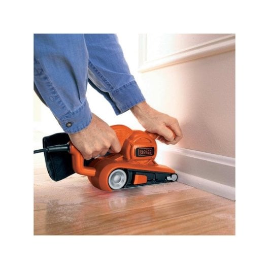 Lijadora Black & Decker KA86-QS 720W 206 m/min 75x457mm Bandwechsel