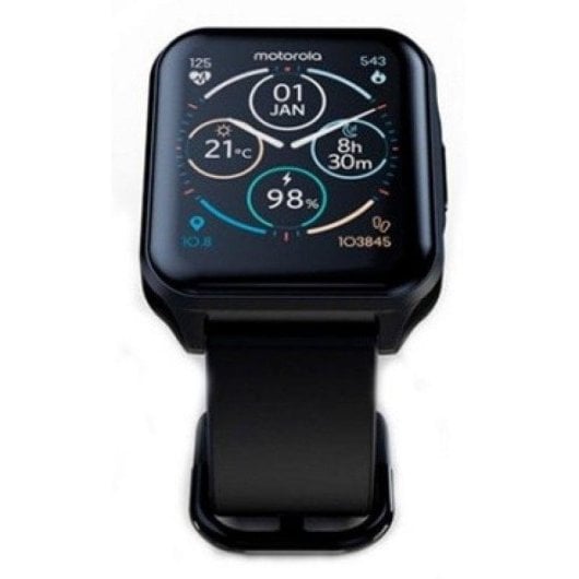 Motorola Moto Watch 70 Bluetooth 43mm LCD Noir Étanche IP67 Pulsomètre Suivi Sommeil