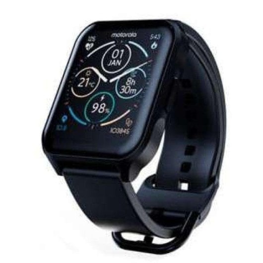 Motorola Moto Watch 70 Bluetooth 43mm LCD Noir Étanche IP67 Pulsomètre Suivi Sommeil