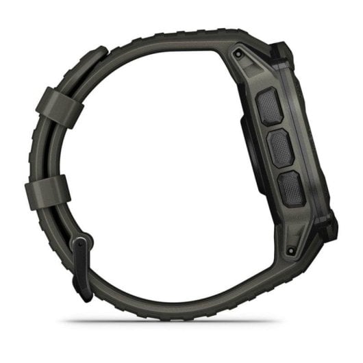 Garmin Instinct 2X Solar Bluetooth GPS NFC 50mm MIP Vert Taille Unique Résistant 10ATM SpO2 Pulsomètre Suivi Sommeil
