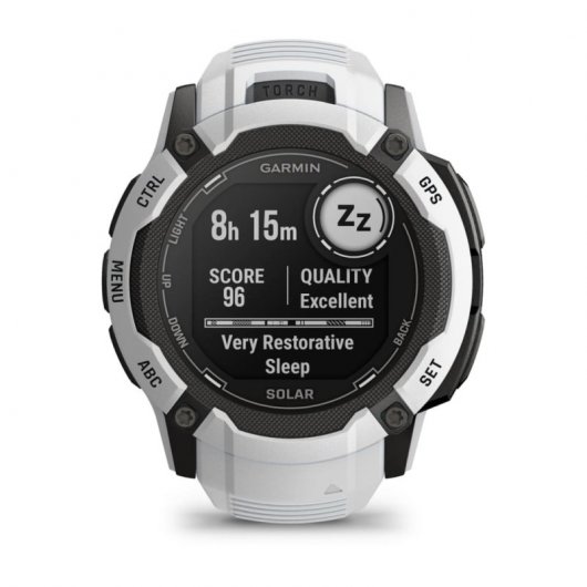 Garmin Instinct 2X Solar Reloj Smartwatch Blanco